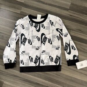Nike Monochrome Logo Print Sweatshirt